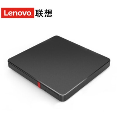 主機配件類 聯(lián)想(Lenovo)TX800 外置光驅 超薄外置DVD刻錄機 24倍速 高速移動光驅 Type-C+USB雙接口