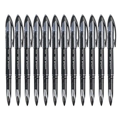 三菱/uni SL-12 書寫用筆類用具 黑科技中性筆0.5mm黑色12支/盒