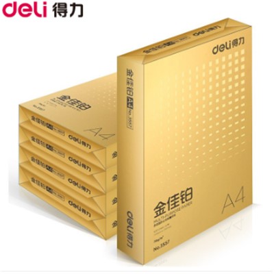 得力/deli DL-121 復(fù)印紙 金佳柏A4打印紙80g/500張5包/箱