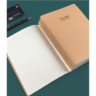 廣博/GuangBo GB-03 薄本冊(cè) 16K牛皮紙軟抄本60頁(yè)6本/包