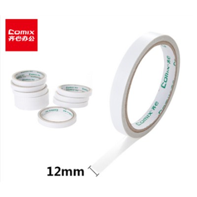 齊心/COMIX CX-002 膠帶 雙面膠帶12*10Y /卷