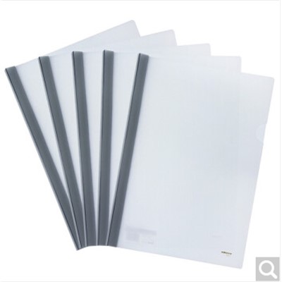 金得利/KINARY J-01 文件夾 A4加厚抽桿夾15mm/白色5個/1套 Q311