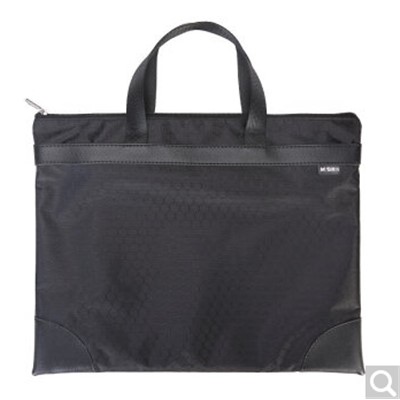 晨光/M&G CG-009 文件袋 黑色帆布手提包文件包 ABBN3047